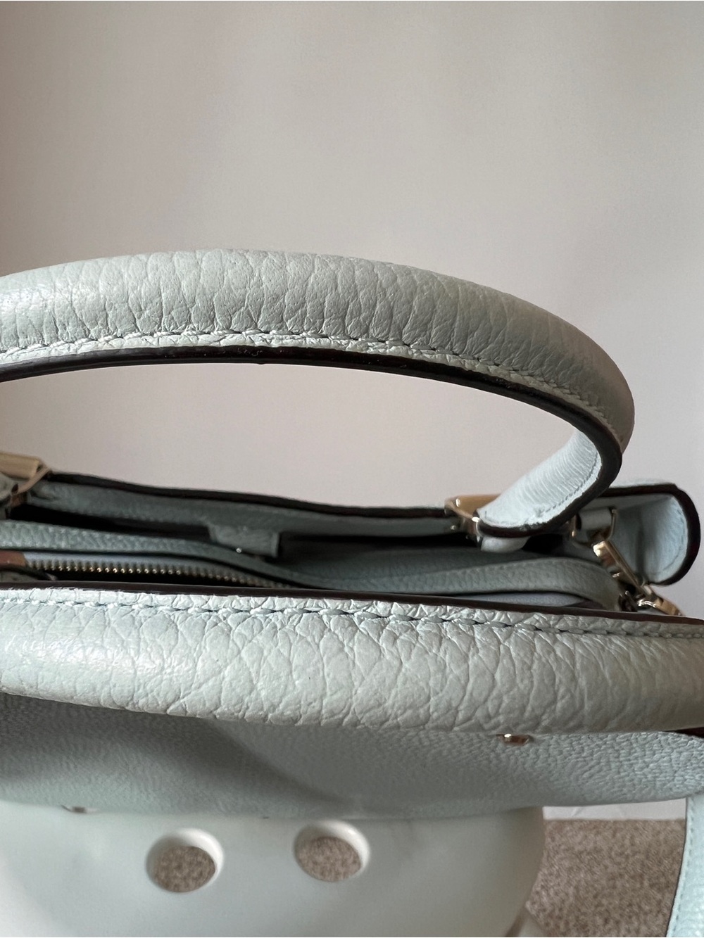 kate spade Powder Blue Leather Shoulder Bag - Picture 10 of 13